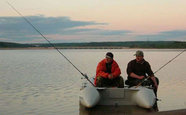 Сезон рыбалки на Озернинском водохранилище