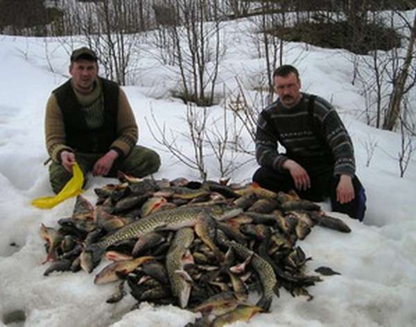 Зимняя рыбалка, разновидные снасти 