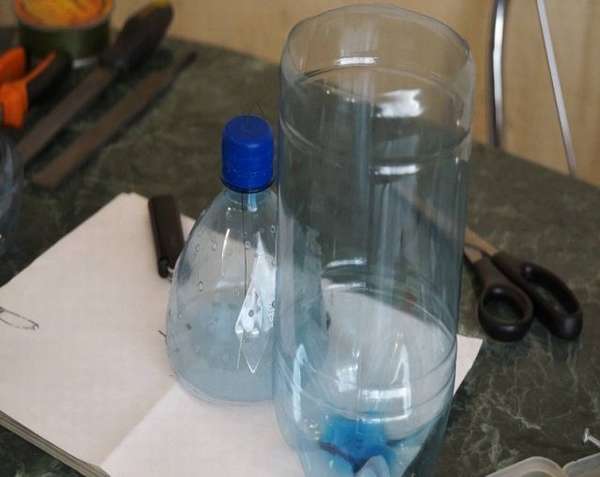 Тубус из пластиковой бутылки